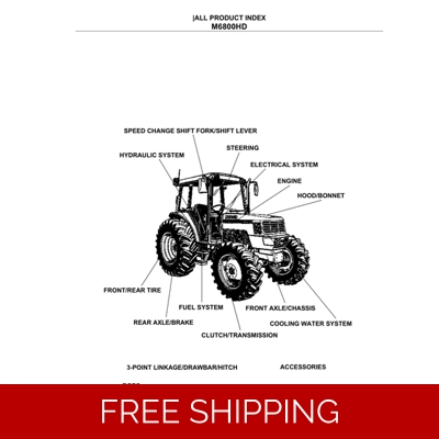 KUBOTA M6800HD PARTS MANUAL KUBOTA M6800HD PARTS MANUAL